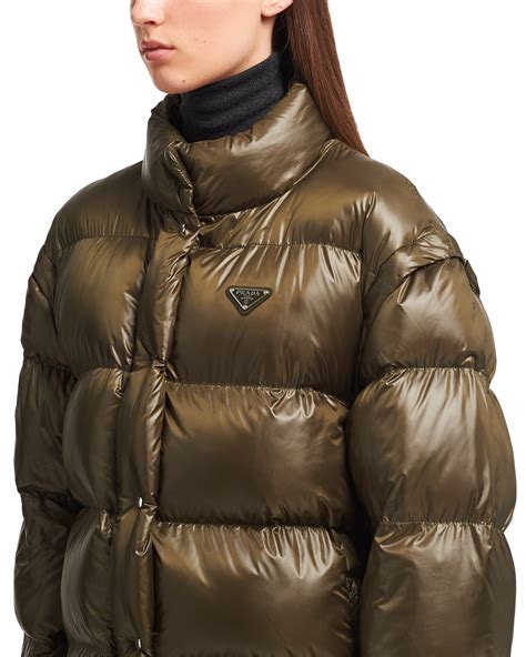 prada cire|Ciré nylon puffer jacket .